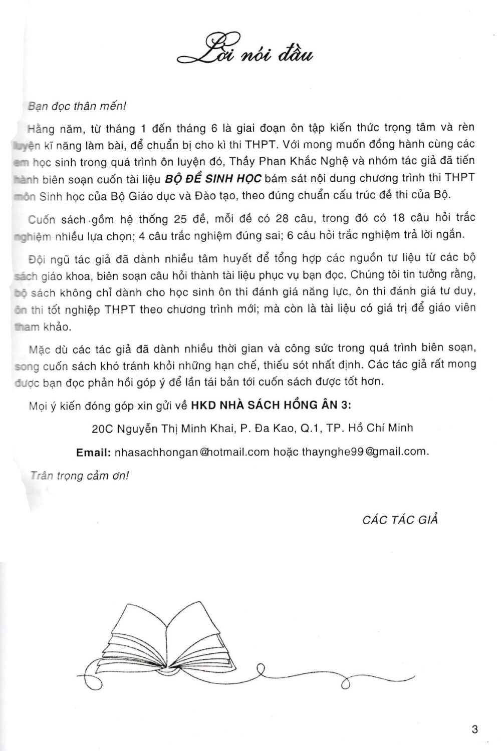 BỘ ĐỀ SINH HỌC - ĐẦY ĐỦ CÁC DẠNG TRẮC NGHIỆM THEO CẤU TRÚC ĐỀ THI NĂM 2025 (Theo chương trình GDPT mới)